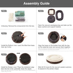 Love's cabin Round Donut Cat and Dog Cushion Bed, 30in Pet Bed for Medium or Large Dogs, Anti-Slip & Water-Resistant Bottom, Soft Durable Fabric Pet beds, Washable Calming Cat & Dog Bed Brown