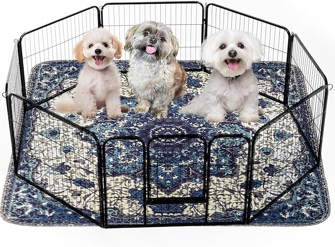 PUPIBOO Washable Pee Pads for Dogs and Cats - Super Absorbent Reusable Puppy Training Pads - 100% Waterproof, Leak-Proof & Non-Slip Whelping Pads for Pet Housebreaking