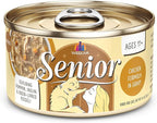 Weruva Senior Cat Food, Chicken in Gravy, 3oz Can, Pack of 12