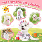 Zeaxuie 23 Pack Pink Puppy Toys for Teething, Small Dog Toys with Cute Puppy Chew Toys, Squeaky Dog Toys, Treat Ball and Interactive Rope Toys