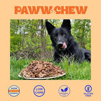 Beef Lung Dog Treats, 100% Natural, Single Ingredient, (1 Pound) Made in The USA, Dried & Dehydrated, High Protein, High Value Dog Training Treats, Grain Free, Low-Odor Free for All Breeds