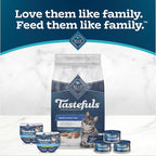 Blue Buffalo Tastefuls Natural Wet Cat Food Cans, Flaked Style, Chicken in Gravy Entrée 3-oz Cans (Pack of 4)