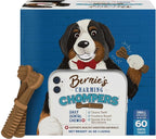 Bernie's Charming Chompers - Daily Dental Chews for Dogs - Cleans Teeth, Freshens Breath, + Boosts Oral-Gut Microbiome. Easy to Digest, Supports Healthy Digestion Naturally (36 oz, Small Dogs)