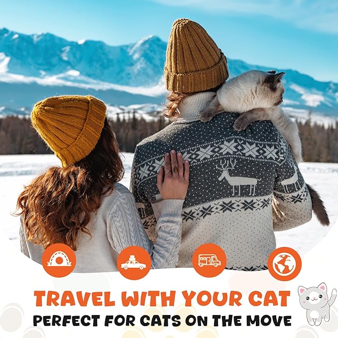 25 Pcs Disposable Travel Litter Box for Cat Dog Foldable Litter Box Collapsible Waterproof Pet Supplies for Kitten Indoor Outdoor, 19.69 x 19.69 Inch