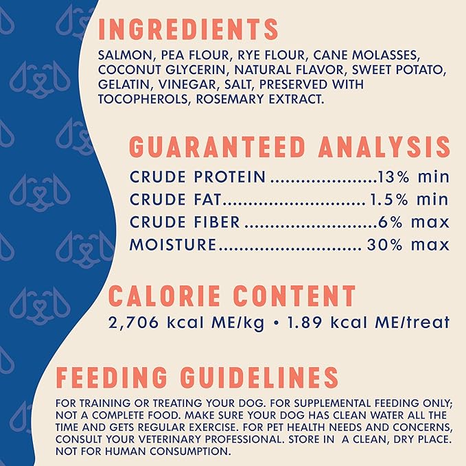 Finley's Salmon Training Bites, Low Calorie, All Natural Soft Chew Dog Treats, 16 Ounce (Pack of 2)