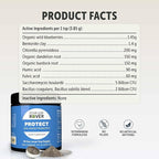 Protect - Probiotics for Dogs - Veterinarian Formulated - with Natural Prebiotics and Antioxidants - Detoxification & Gut Health - 60 Day Large Dog Supply