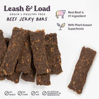 Dog Treats Jerky Snack Bars, Variety 3-5 oz Bags, Training Treats, Natural Superfood Grain Free, Real Salmon, Chicken, Beef, Superfoods, Corn & Soy Free