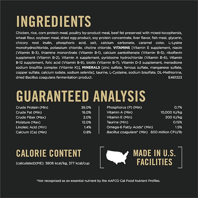 Purina Pro Plan Complete Essentials Shredded Blend Chicken and Rice Formula Adult High Protein Cat Food - 3.5 lb. Bag