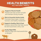 Gaines Family Farmstead Chicken Chips for Dogs – 6 oz Natural, High-Protein Dog Treats, Rawhide-Free Chews, Single Ingredient, Grain-Free, Made in USA