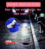 YAODHAOD Dog Shoes for Hot Pavement, Anti-Slip Sole Dog Boots & Paw Protector for Summer, Reflective Straps Dog Booties for Small Medium Dogs, Indoor Use 4PCS (Blue, Size: 7)