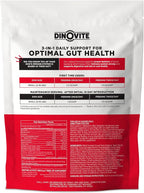 Dinovite 3 in 1 Probiotic for Small Dogs, Skin & Coat, Digestive Health & Joint Relief, Dog Food Toppers, Immune Support, Allergy Relief & Itch Relief Skin Care, 30 Servings (1-18lb)