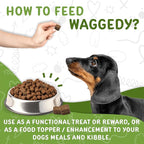 waggedy Daily Essentials Puppy — Full-Spectrum Functional Treats, Small or Large Breed Puppy Supplements — Dog Supplements & Vitamins — Puppy Essentials (60 Chews)