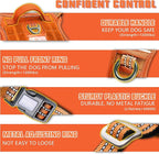 AUROTH Tactical Dog Harness for Large Dogs No Pull Adjustable Pet Harness Reflective K9 Working Training Easy Control Pet Vest Military Service Dog Harnesses Orange XL