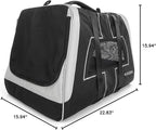 Sherpa Forma Frame Crash-Tested Travel Pet Carrier - Black, Extra Large