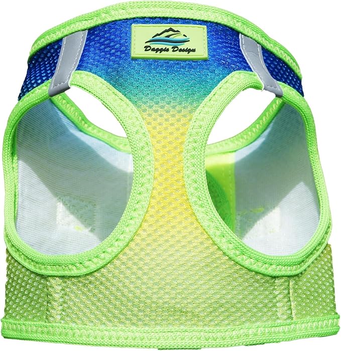 DOGGIE DESIGN American River Dog Harness Ombre Collection - Cobalt Sport XS