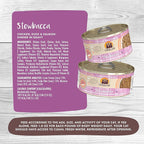 Weruva Classic Cat Stews!, Stewbacca with Chicken, Duck & Salmon in Gravy, 2.8oz Can (Pack of 12)