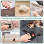 Pet Hair Removal Glove - Reusable Electrostatic Dog/Cat Hair Remover Mitt & Pet Grooming Gloves for Couch, Carpet, Furniture - Upgraded Electrostatic Dog Hair Glove Tool (1 PC)