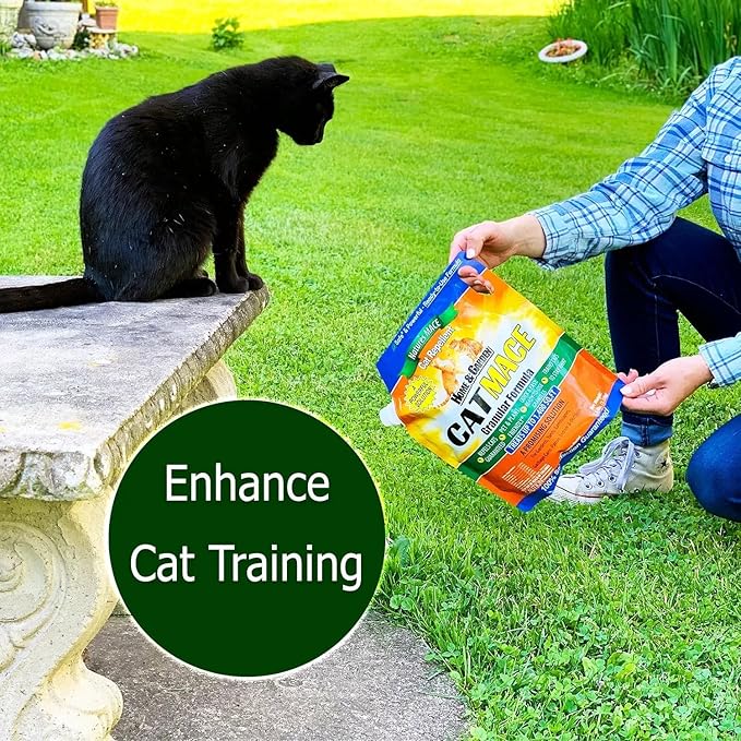 Nature's Mace Cat Mace, 22lb, Cat Repellent Granular Outdoor to Keep Cats Away, for Yard, Garden, Plants, Anti Cat Pee Deterrent, Training Tool, Animal Repellent, Safe Around People, Pets, Plants