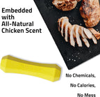Playology Dog Toys | Durable Squeaky Chew Stick for Dogs | Jumbo Chicken Scented Toy - Easy to Clean and Made from Non Toxic Materials