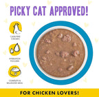 Weruva B.F.F. OMG - Best Feline Friend Oh My Gravy!, Chicken Charge Me Up with Chicken in Gravy, 2.8oz Pouch (Pack of 12)