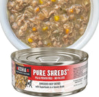 KOHA Pure Shreds Beef Entrée for Cats, Single Meat High Protein Wet Cat Food, 5.5oz Cans (Pack of 12)