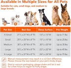 Deconovo Calming Donut Dog Bed, Washable Plush Round Pet Bed for Small Dogs & Cats with Raised Rim, Non-Slip Base and Soft Faux Fur—Lightweight, Easy-Care Design Camel 21" L x 21" W x 8" Th