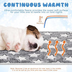 2 Pcs Self Warming Cat Bed Cute Dog Cat Thermal Mat Self Warming Star Cat Mat Pet Heating Pad Cat Blanket for Indoor Outdoor Washable(Large Star,29 x 20)