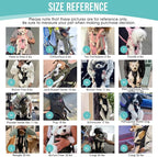 Lukovee Dog Backpack Carrier, Legs Out Easy-fit Dog Front Carrier for Small Medium Dogs, Adjustable Hands Free Dog Chest Carrier for Hiking Cycling (Green-4,Large)