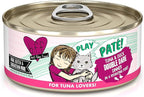 B.F.F. Play - Best Feline Friend Paté Lovers, Aw Yeah!, Tuna & Duck Double Dare with Tuna & Duck, 5.5oz Can (Pack of 8)