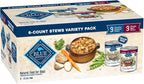 Blue Buffalo Blue's Stew Natural Wet Dog Food, Made with Natural Ingredients, Hearty Beef and Country Chicken Variety Pack, 12.5-oz. Cans, 6 Count