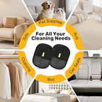 2Pcs Pet Hair Removal Glove for Dogs and Cats, Reusable Electrostatic Gloves Brush for Pet Hair Removal Grooming, Pet Hair Remover Tool for Clothing, Couch, Carpet, Car Seats,Furniture