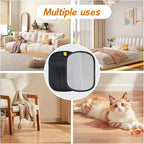Pet Hair Removal Glove for Dogs Reusable 5-Finger Electrostatic Tech Cleans Clothes, Sofas, Carpets Easily (Black 1pcs)