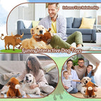 Squeaky Dog Toys, Highland Cow Stuff Dog Push Toys Interactive Puppy Toys with to Keep Them Busy,Highland Cow Decor Gifts