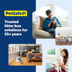 PetSafe ScoopFree SmartSpin Self-Cleaning Litter Box Bundle – Advanced Odor Control – App Controlled – Up to 2 Weeks of Hands-Free Cleaning – Includes Litter Mat, 50 Waste Bin Liners, 4 Deodorizers
