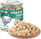 PAWUP Freeze Dried Chicken for Dogs Cats, High Protein Raw Dog Food Topper, Single Fresh Ingredient Treats, 4.6oz, Rawhide Free