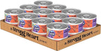 A Strong Heart Wet Dog Food, T-Bone Flavor in Gravy - 5.5 oz Cans (Pack of 24), Made in The USA with Real Beef
