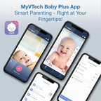 VTech 2-Cameras Smart WiFi Baby Monitor with 1080p FHD Camera and 5" HD IPS Screen, Free App with Motion Video, Sound/Motion Detection and Notifications, Split-Screen, Pan-Tilt-Zoom: VM901-2HD