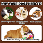 Upgrade Poop Interactive Snuffle Dog Toys Snuffle Ball for Dogs Small Medium Large Breed,Dog Puzzle Toys Slow Feeder Treat Ball for Boredom,Squeaky Pet Snuffle Mat Enrichment Toys