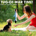 BINGPET Squeaky Dog Toys with Handles for Interactive, Tug of War Puppy Shark Toys to Keep Small Medium Dogs Busy，Puppy Training