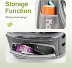 Expandable Cat Backpack,Cat Bubble Backpack Carrier for Carrying Cats, Pets and Small Dogs,Airline-Approved,Designed for Travel, Hiking, Walking,Car （Grey