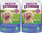 Health Extension Little Bites LITE Dry Dog Food, Chicken & Brown Rice for Small Breeds, Supports Healthy Weight, Digestion, Coat & Joint Health with Probiotics & Superfoods, 4 lb Bag (Pack of 2)