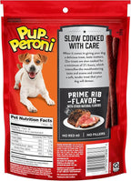 Pup-Peroni Dog Treats, Prime Rib Flavor, 5.6 Ounce (Pack of 8), Made with Real Steak