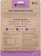 Vital Essentials Freeze-Dried Raw Turkey Meal or Mixer Cat Food Crunchy Nibs, 8 oz