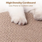 Pet Prime 3PCS Cat Scratcher Cardboard Board 3 Pack Cat Recycle Corrugated Scratching Pad Cat Scratching Lounge Sofa Bed Wave Shape Cat Scratch Pad with Catnip (3PCS)