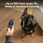 PetSafe Basic Dog Trainer with Remote – Waterproof Training Collar – 300 ft Range – Tone, Vibration and Eight Levels of Static