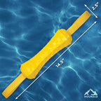 Playology Hound2O Dog Toys | Floating Tug Stick for Tug of War | Yellow Outdoor Toy - Easy to Clean and Made from Non Toxic Materials