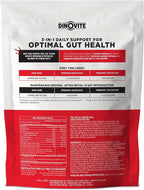 Dinovite Probiotic Supplement for Dogs - Omega 3 - Hot Spot Relief - Skin & Coat Supplement - 30 Day Supply (30 Day Supply, Large Dogs (45+ lbs))