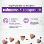 Wellness Tasty Cheese Flavored Soft Chews Calming Supplements for Dogs, 45 Count