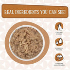 Weruva Cats in The Kitchen, Fowl Ball with Chicken & Turkey Au Jus Cat Food, 3.2oz Can (Pack of 24)