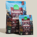 Open Farm, RawMix Dry Dog Food with Ancient Grains, Protein-Packed Kibble Coated in Bone Broth with Freeze Dried Raw Chunks, Beef Pork & Lamb, Front Range Recipe, 20lb Bag